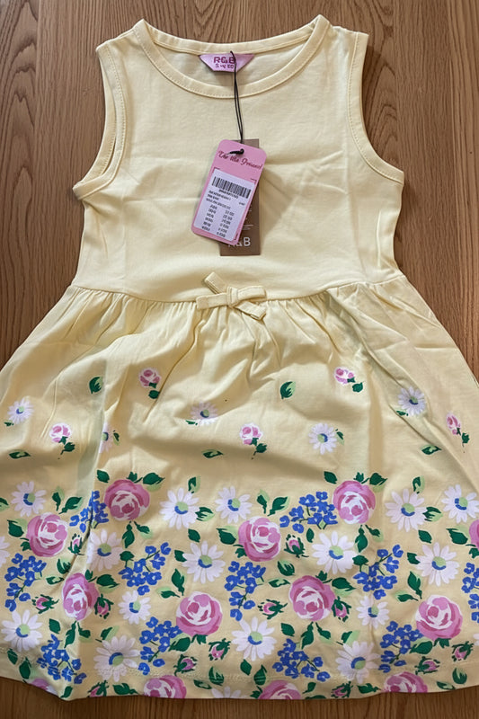 R&B Brand Girls' Floral Summer Dress