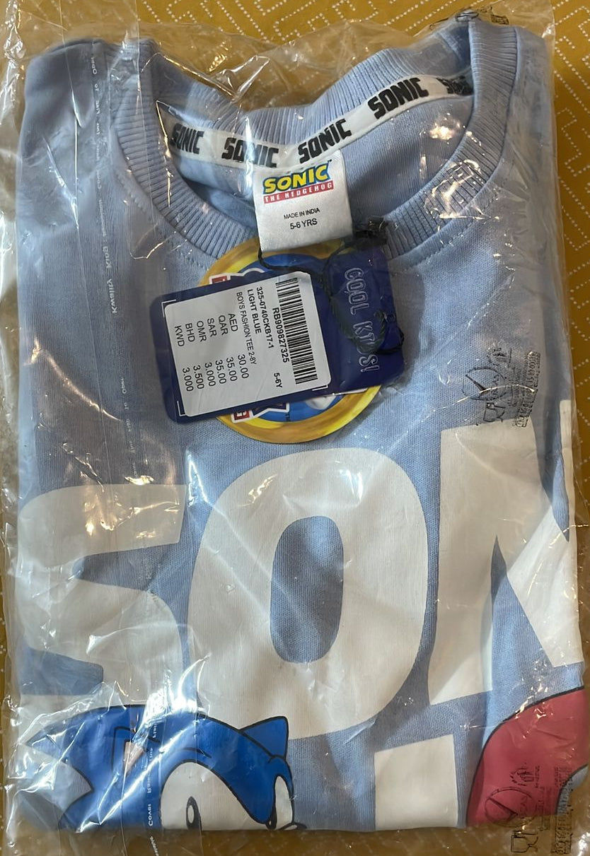 Boys' Sonic the Hedgehog T-Shirt