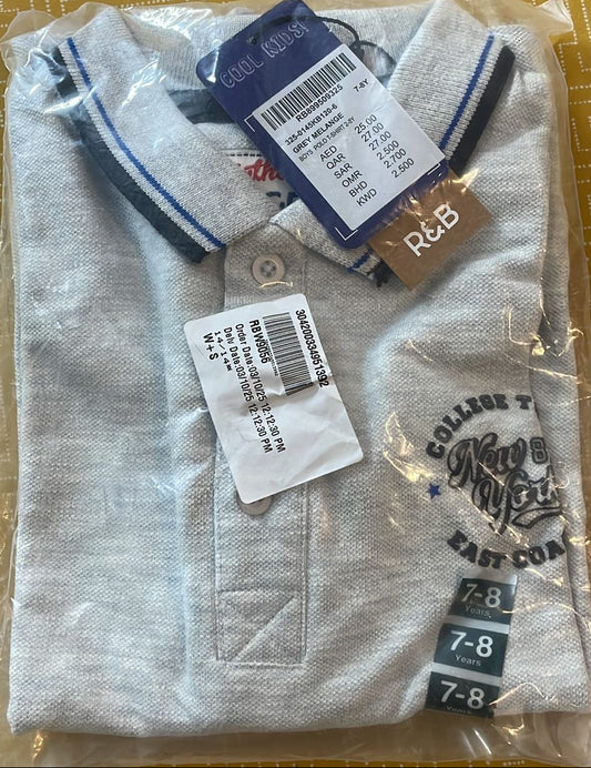 R&B Brand Boys Polo T-Shirt
