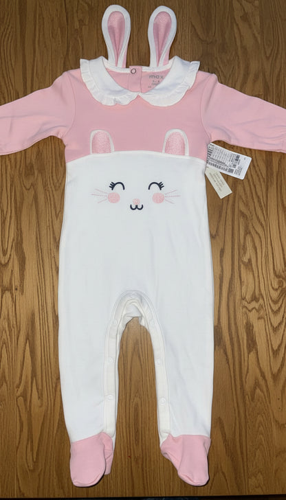 MAX Brand Baby Girl Bunny Jumpsuit/Romper