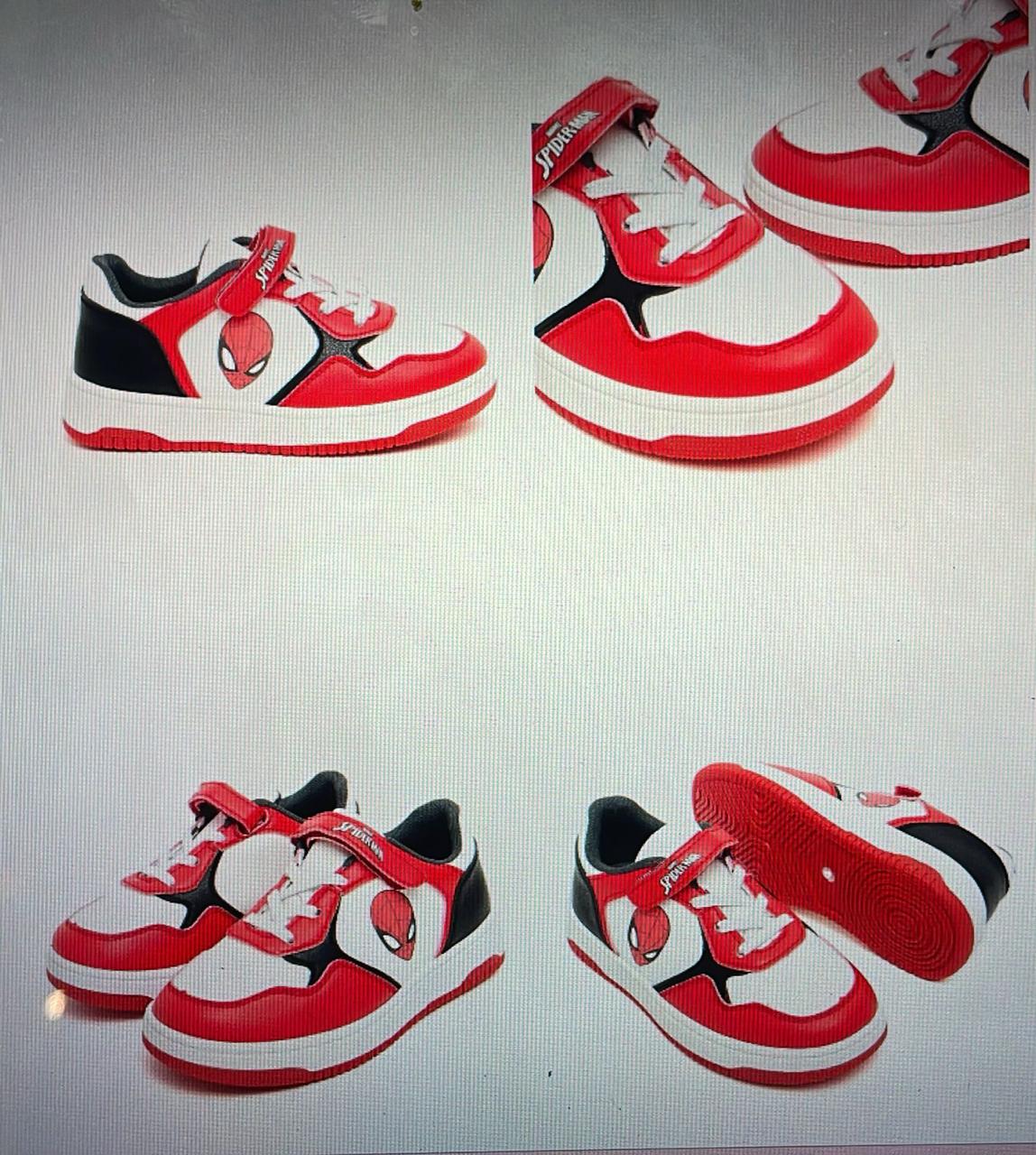 Kids’ Spider-Hero Sneakers – Red/Black/White