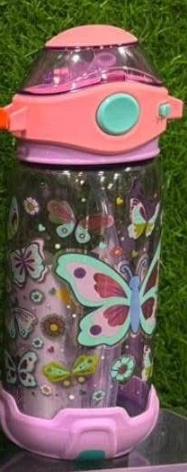 Girls' Unicorn and Butterfly Water Bottle 650ml