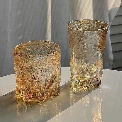 Aesthetic Textured "Iceberg" Glassware - Set of 6
